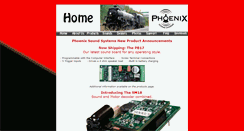 Desktop Screenshot of phoenixsound.com